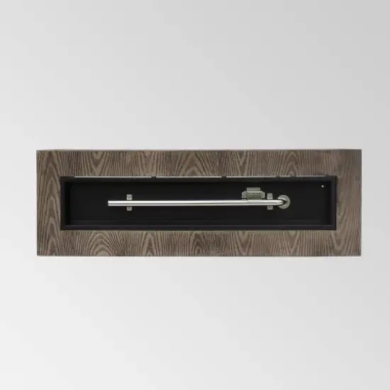 Wellington 48" Rectangular Iron Gas Fire Pit with Tank Holder - Brown - Christopher Knight Home image {11}