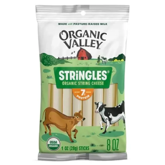 Organic Valley Mozzarella String Cheese - 8oz/8ct image {8}