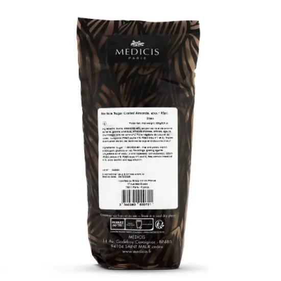 Medicis Premium Candied Almond Dragees (French Jordan Almonds) Sugar Coated Candies Ideal as a Wedding or Baby Shower Gift, 75 ct, 8.8oz image {5}