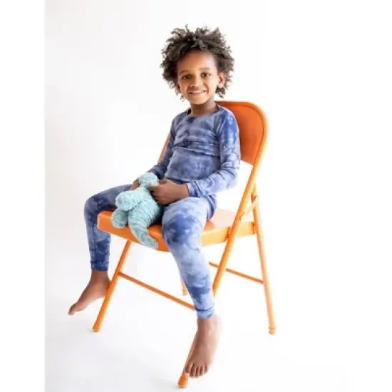 Leveret Kids Two Piece Cotton Tie Dye Pajamas image {2}