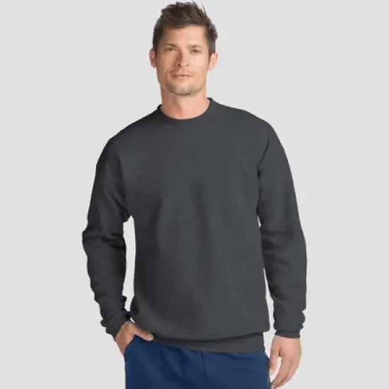 Hanes Men's EcoSmart Fleece Crew Neck Sweatshirt image {9}