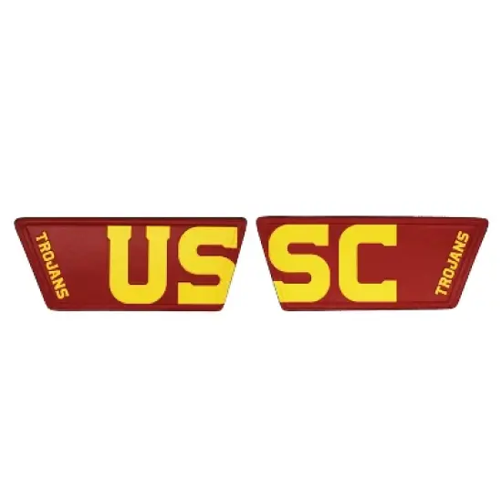 NCAA Southern California Trojans Slydr Pro White Sandals - Red M12/W14 image {4}