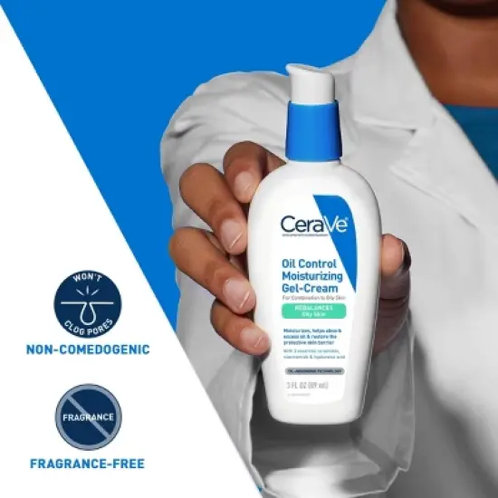 CeraVe Oil Control Face Gel Cream - 3 fl oz image {10}