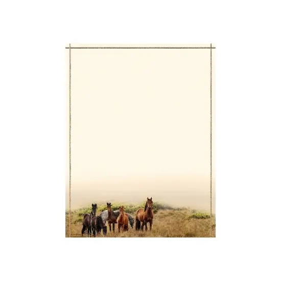 Great Papers! Horse Meadow Everyday Letterhead Multicolor 80 Per Pack (2019048) image {1}