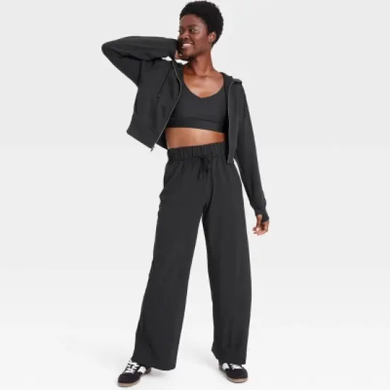 Women's Active Light High-Rise Wide Leg Pants - All In Motion&trade; image {4}