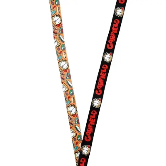 Garfield Food Lanyard with Rubber Charm image {2}