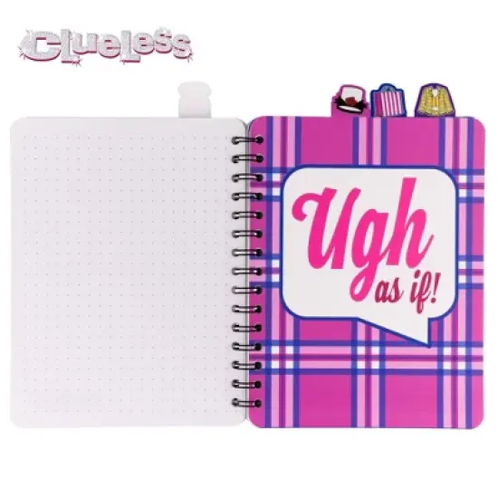 Inkology, LLC Clueless 4-Tab Spiral Notebook With 160 Dotted Sheets | 6 x 9 Inches image {3}
