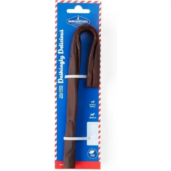 Barkworthies 7-9" Collagen Cane Dog Chew 3-Pack image {4}