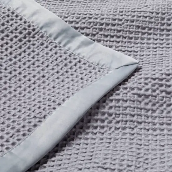 Waffle Blanket - Cloud Island&trade; Gray image {2}