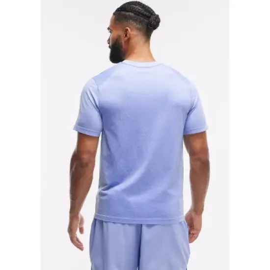 Peloton Men's Seamless Short Sleeve, Ice Blue image {2}