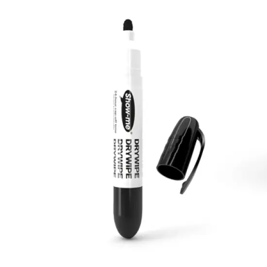 Show-me&reg; Chunky Dry Erase Markers, Assorted, Box of 4 image {4}