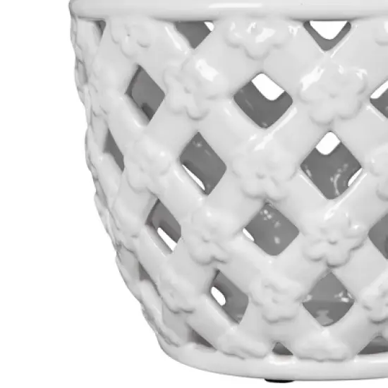 D8.5x11.5in Ballas Bird Lidded Jar image {6}