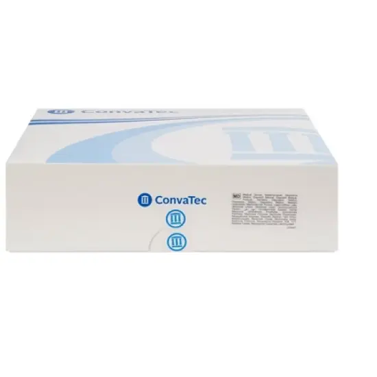 Convatec 401545 Sur-Fit Natura Urostomy Pouch Two-Piece System 10 in. With Valve 2 1/4 in. Flange Transparent (Box of 10) image {4}