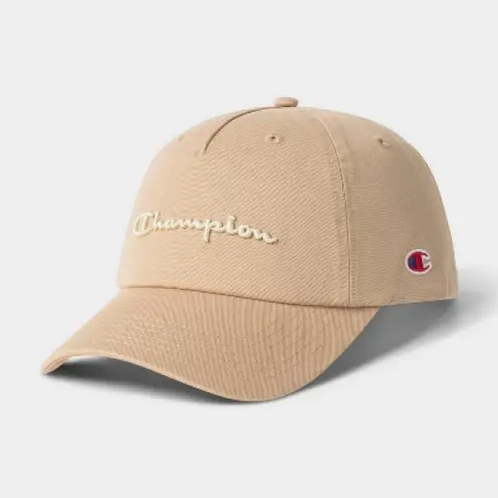 Champion Adult Script Twill Baseball Hat - Irish Cream image {3}