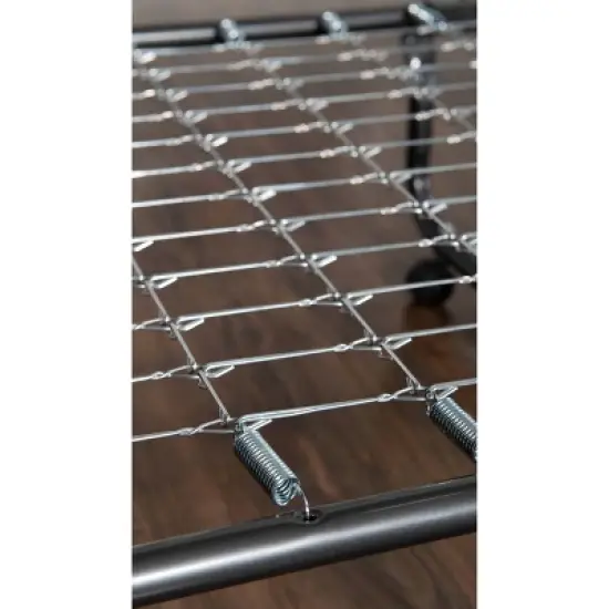 Twin Torino Folding Bed Gray - Linon image {10}