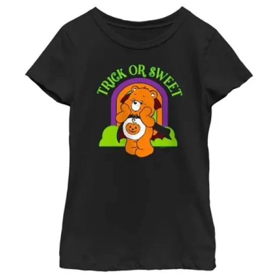 Girl's Care Bears Halloween Trick Or Sweet T-Shirt image {3}