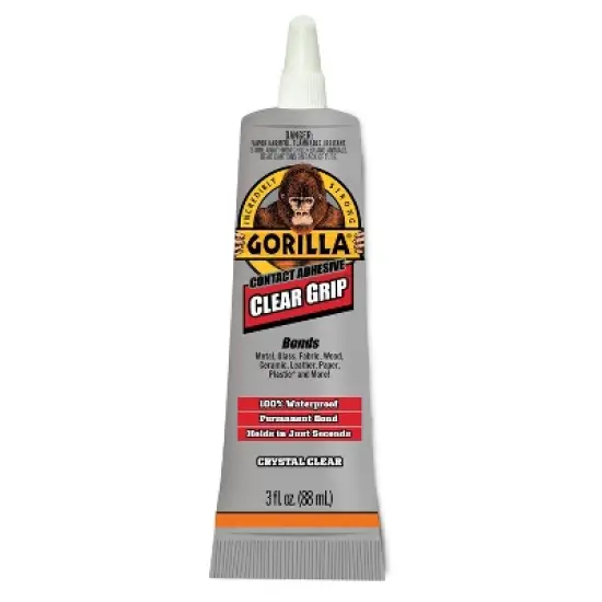Gorilla 3 fl oz Tube Clear Grip Contact Adhesive image {1}