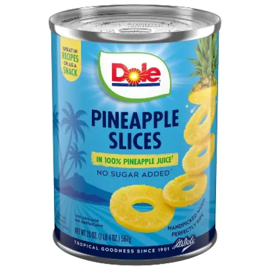 Dole Pineapple Slices in Juice - 20oz image {7}
