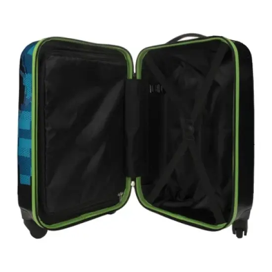 Minecraft Creeper Kids' Hardside Carry On Suitcase - Black image {5}