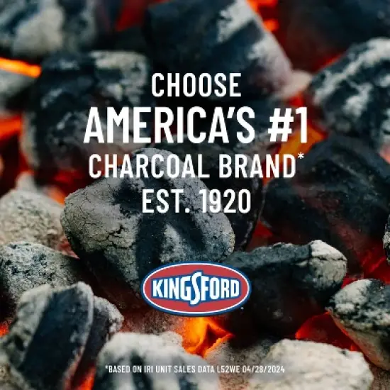 Kingsford 16lb Charcoal Briquettes: Quick Lighting, USA-Made, Outdoor Grilling Fuel image {8}