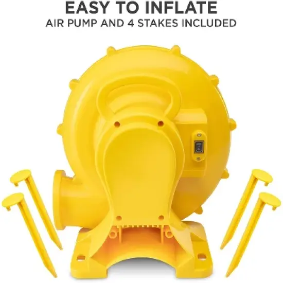Sunny & Fun Inflatable Kids Backyard Double Water Slide Park image {4}
