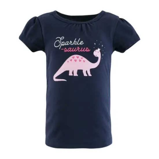 Hudson Baby Girl Short Sleeve T-Shirts, Ice Cream Dino image {4}