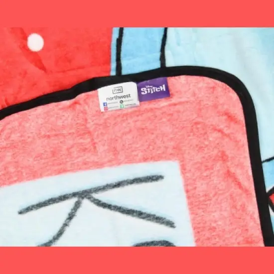 Disney Stitch Mele Kalikimaka Throw Blanket 46" x 60" Soft Fleece Throw Blanket image {3}