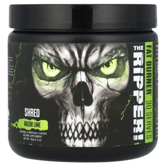 JNX Sports The Ripper, Fat Burner, Razor Lime, 5.3 oz (150 g) image {4}