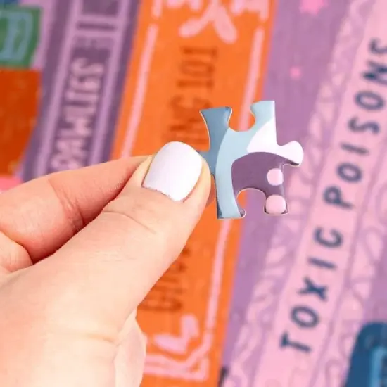 Spooky Bookshelf Panoramic Puzzle - 400pc image {2}