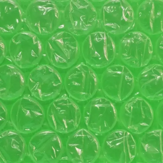 UBMOVE Small Green Bubble Roll Wrap - 60' x 12" Wide and Perforated Every 12" image {2}