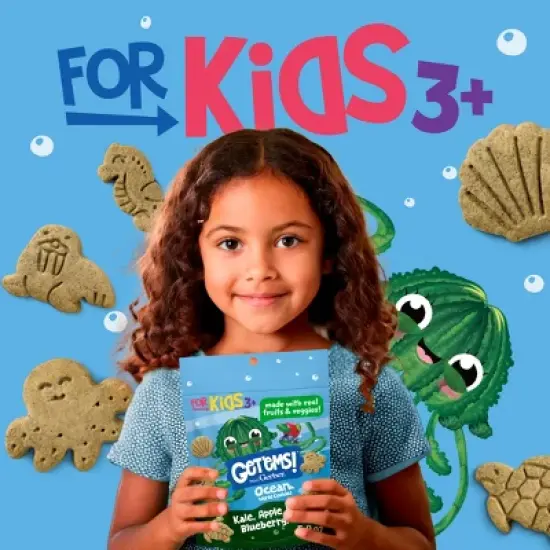 Get'ems! from Gerber Ocean World Crackers Kids Snacks - Kale Apple Blueberry image {4}