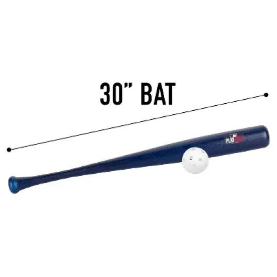 MLB Playball 30" Bat/Ball T- Ball Set Blue image {4}