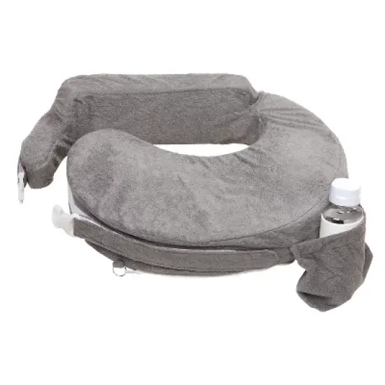 My Brest Friend Deluxe Nursing Pillow - Evening Gray image {3}