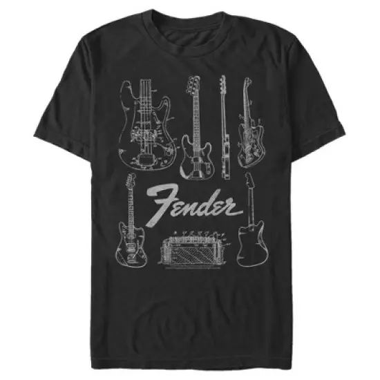 Men's Fender Guitar Chart T-Shirt image {4}