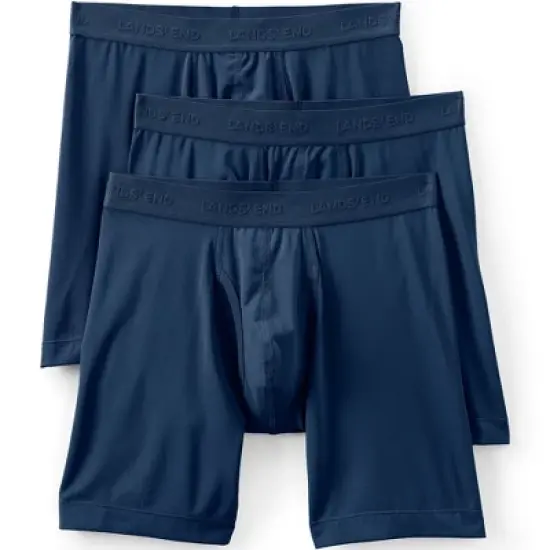 Lands' End Men's Flex Performance Boxer Brief 3 Pack image {5}
