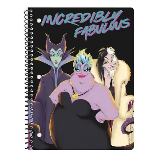 Disney Villains Single Subject Notebook, School Supplies image {3}