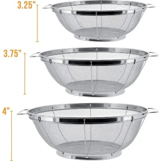 Stainless Steel Sieve, Strainers and Colanders for Kitchen image {2}