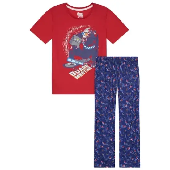 Sleep On It Boys Glow In The Dark Ape Skate 2-Piece Pajama Sleep Pants Set image {6}