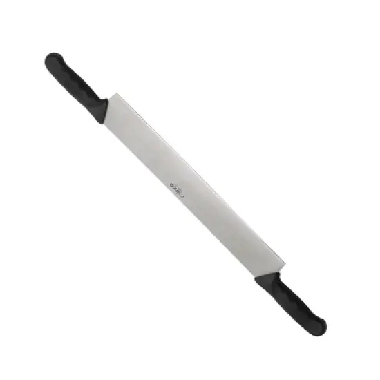 Winco KCP-15 15" Cheese Knife With Double Black Polypropylene Handles image {1}