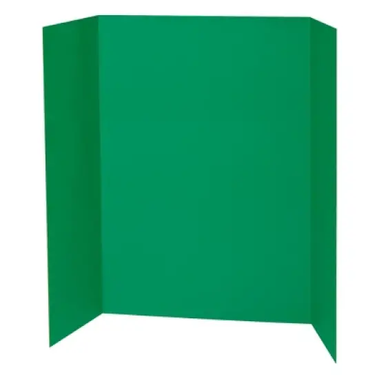 Pacon&reg; Presentation Board, Green, Single Wall, 48" x 36", Pack of 6 image {1}