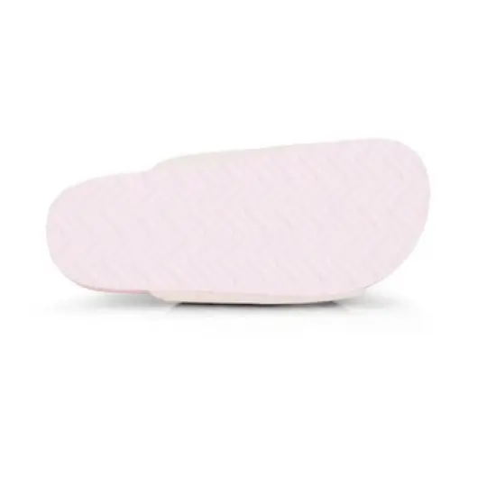 Rampage Girl's Shimmer Leopard Footbed Slide Sandals, Sparkly Flats with Glitter image {3}