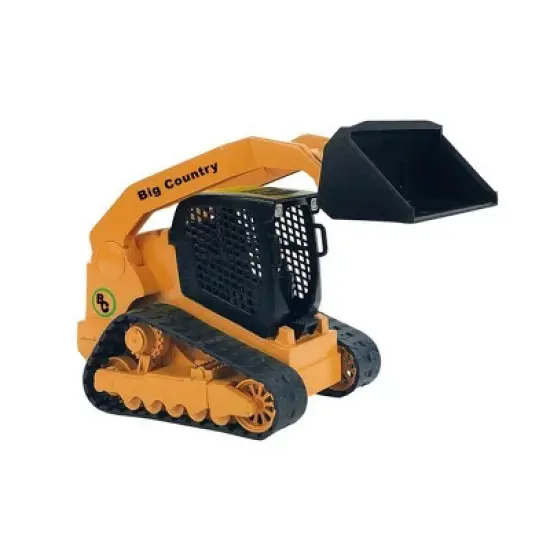 Big Country Toys 1/20 Track Skid Steer w/ Attachments & Flatbed Gooseneck Trailer 450 image {2}