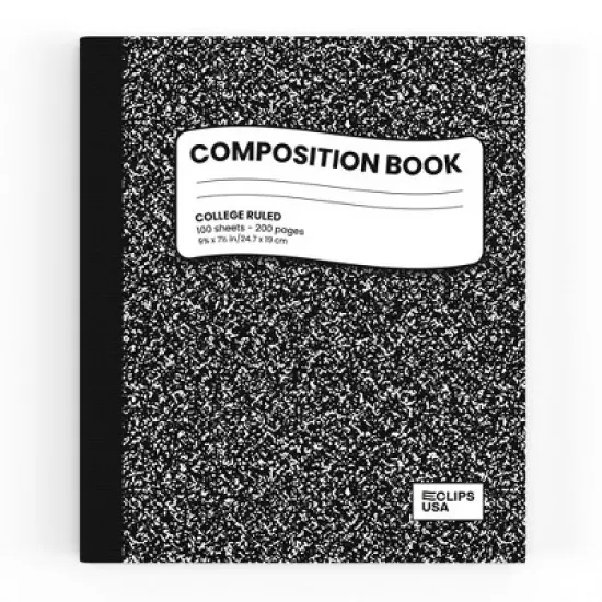 Black Marble Composition Notebook College Ruled 100 Sheets (48 Packs) image {4}