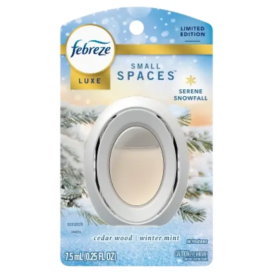 Febreze Luxe Small Spaces Air Freshener - Serene Snowfall - 0.25 fl oz image {7}