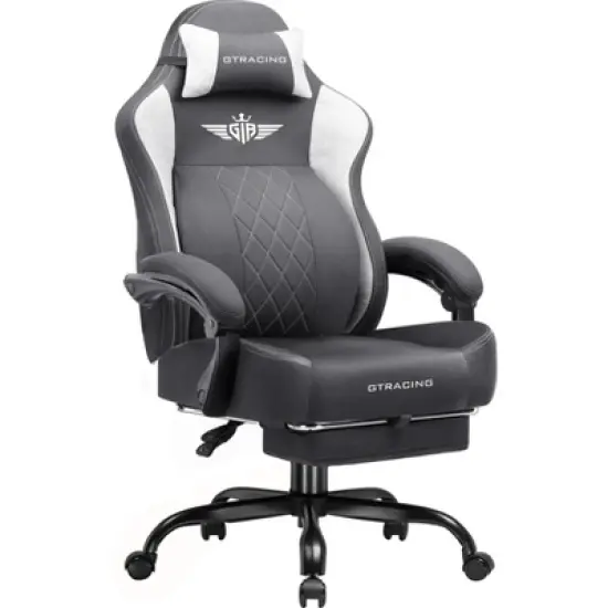 GTPLAYER Big and Tall Gaming Chair, Breathable Fabric, Strong Lumbar Support, Comfortable Office Chairs image {10}