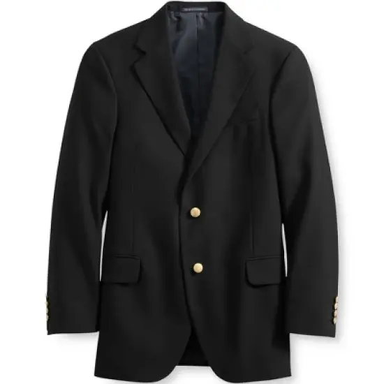 Lands' End School Uniform Men's Hopsack Blazer image {3}