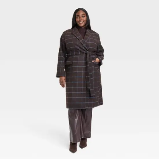 Women's Essential Wool Overcoat Jacket - A New Day&trade; image {4}