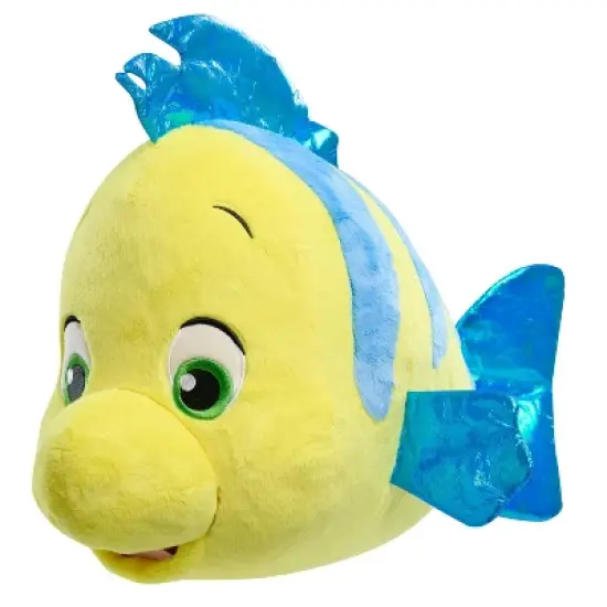Disney Flounder Clubhouse Plush Stuffed Animal: Fish Character, Polyester Material, 9.25" Height, 17" Depth, 0.81 lb. image {4}