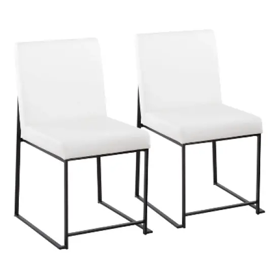Set of 2 High Back Fuji Dining Chairs image {16}