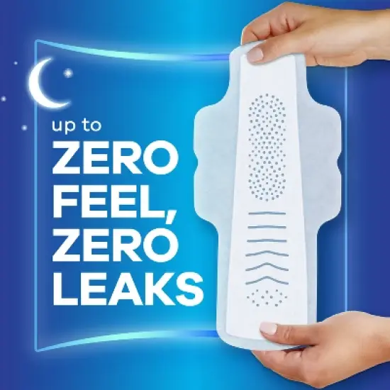 Always Infinity Overnight Sanitary Pads with Wings image {3}